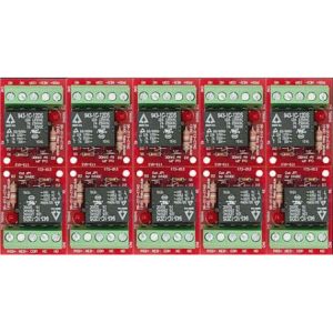 12/24VDC 10-Pack Relay Module (One 7A SPDT Relay)