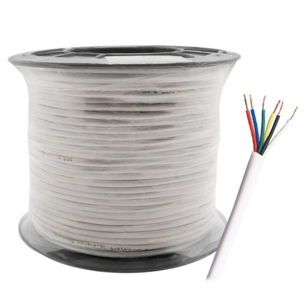 100m 6-Core Alarm Cable (14/0.20mm)