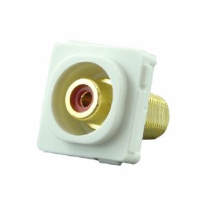 RCA Mechanism Recessed Red ID - White