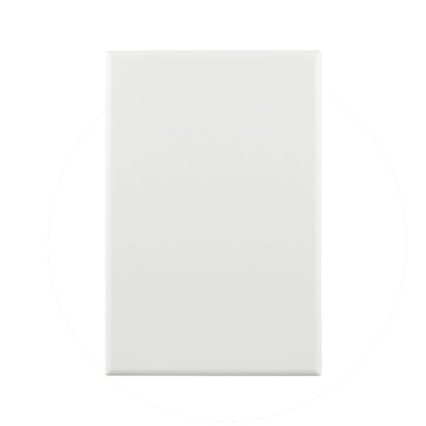 Basix S Series Blank Plate - White