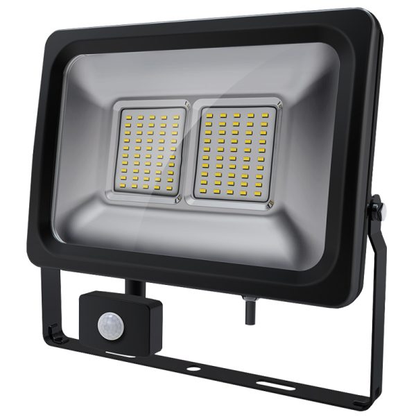 Commercial 50W 5000K LED Sensor Flood Light