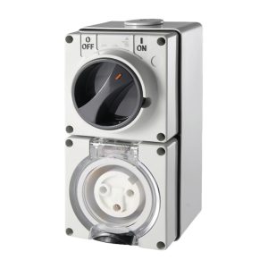 3 Pin Round Industrial Switch & Socket 20A