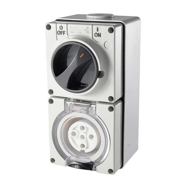 5 Pin Round Industrial Switch & Socket 50A