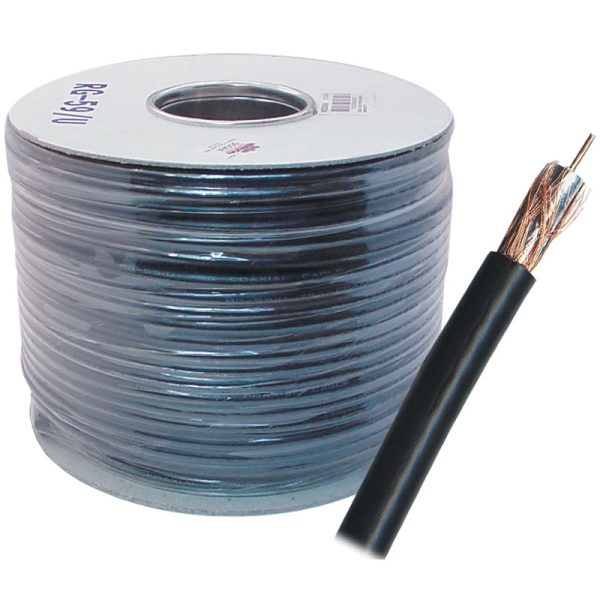 Coax Cable RG59 75?? 100m Roll