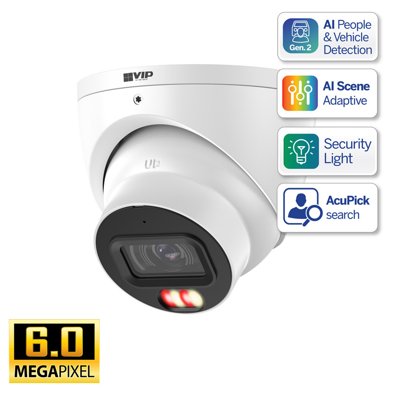 Professional AI Series 6.0MP Fixed Turret