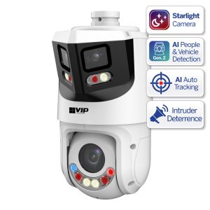 VIP Vision Professional AI Multi Vision Camera (PTZ + 180§ Turret)