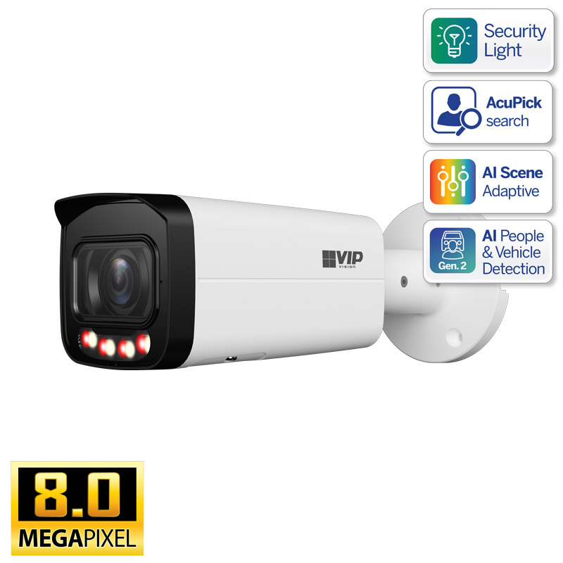 Professional AI Series 8.0MP Motorised Bullet