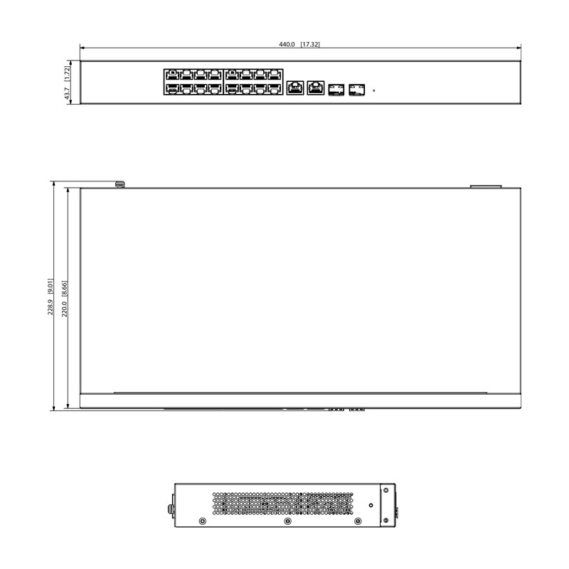 16-port Cloud Managed Fast PoE Switch - Image 3