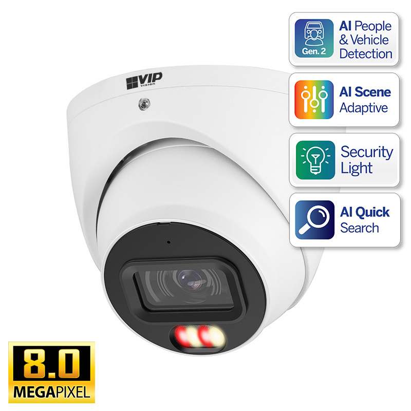 Professional AI Series 8.0MP Fixed Turret