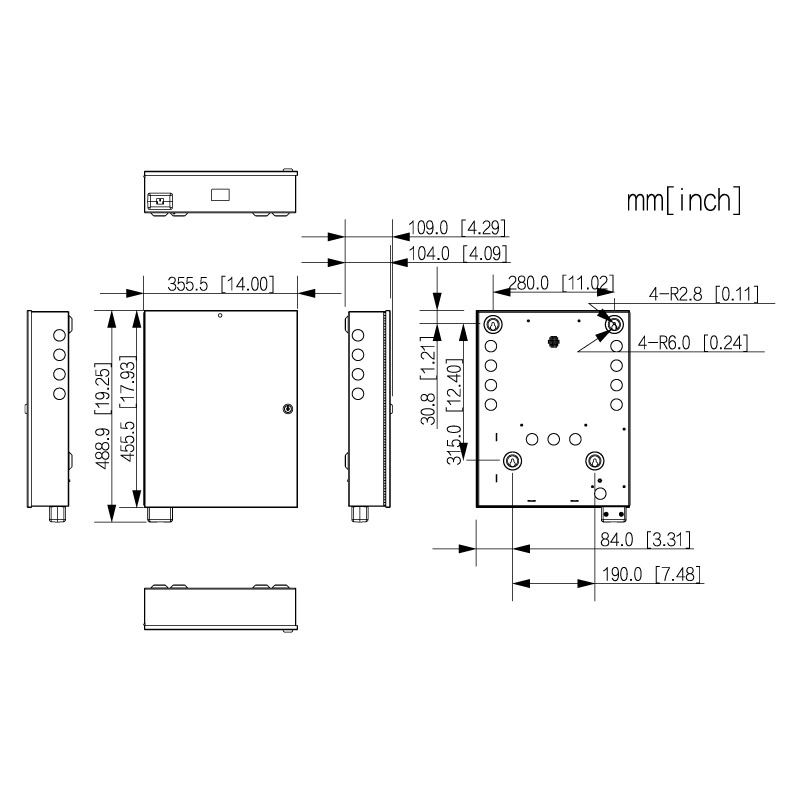 VIP Vision Access Control Battery Backup Cabinet - Image 3