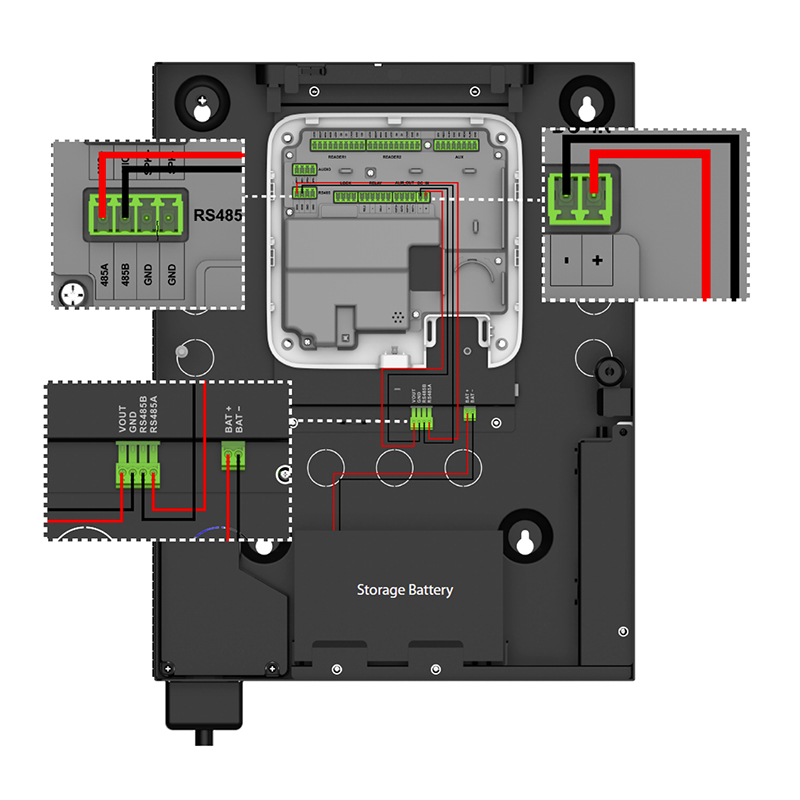 VIP Vision Access Control Battery Backup Cabinet - Image 4