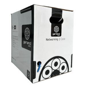 CAT6 Solid Core Cable UTP Blue 305m Plastic Reel Pullbox